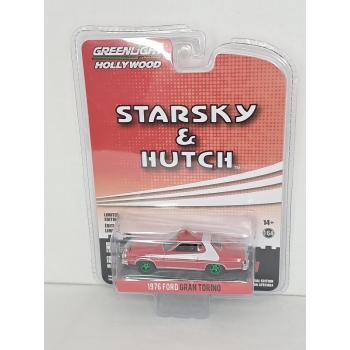 Greenlight 1:64 Starsky & Hutch - Ford Gran Torino (Crashed Version) 1976 GREEN MACHINE